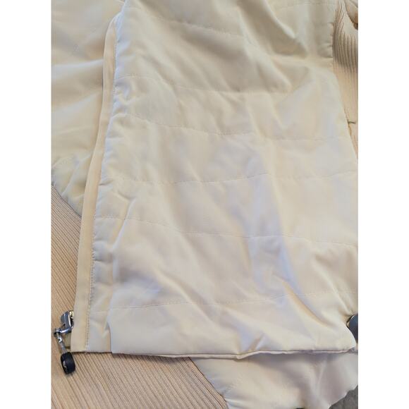 Jamie Sadock Large Silk Blend Zip Front Active Golf Jacket yellow peach READ - Picture 11 of 12